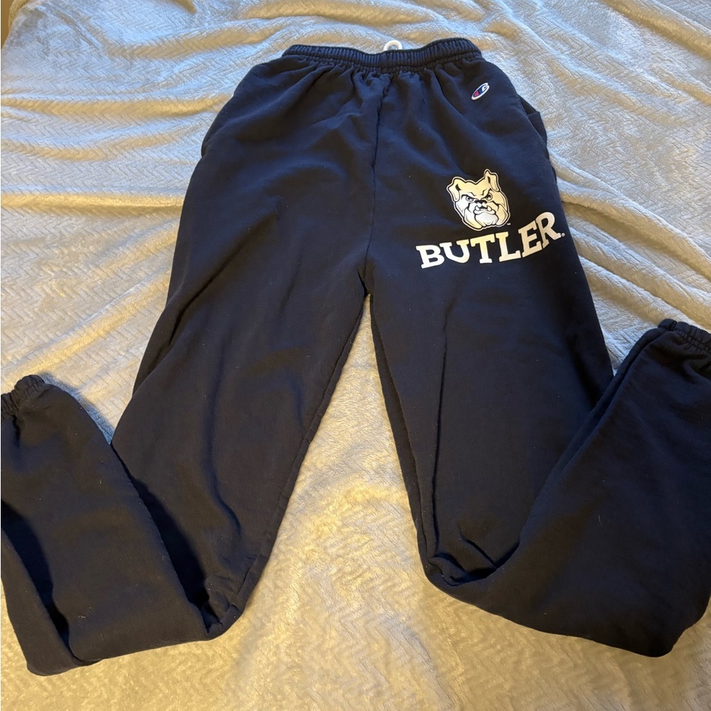 Champion Kids Dark Blue Joggers with Mascot Design butler
